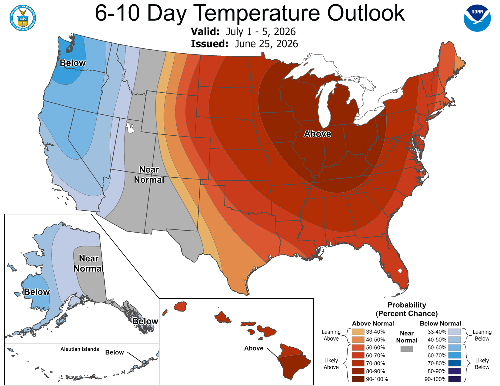 June 30, 2026, NOAA Weather Outlooks